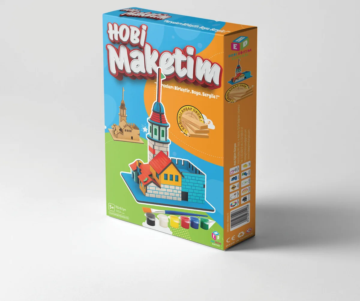 Kız Kulesi 3D ahşap maket